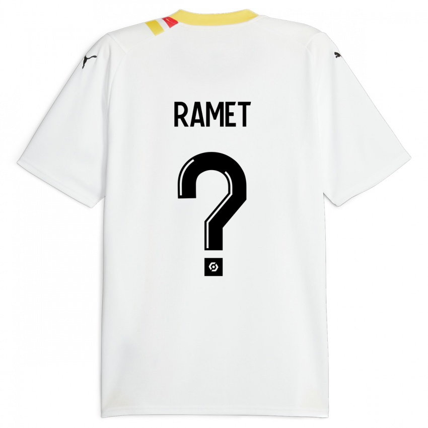 Niño Camiseta Simon Ramet #0 Negro 2ª Equipación 2023/24 La Camisa Perú