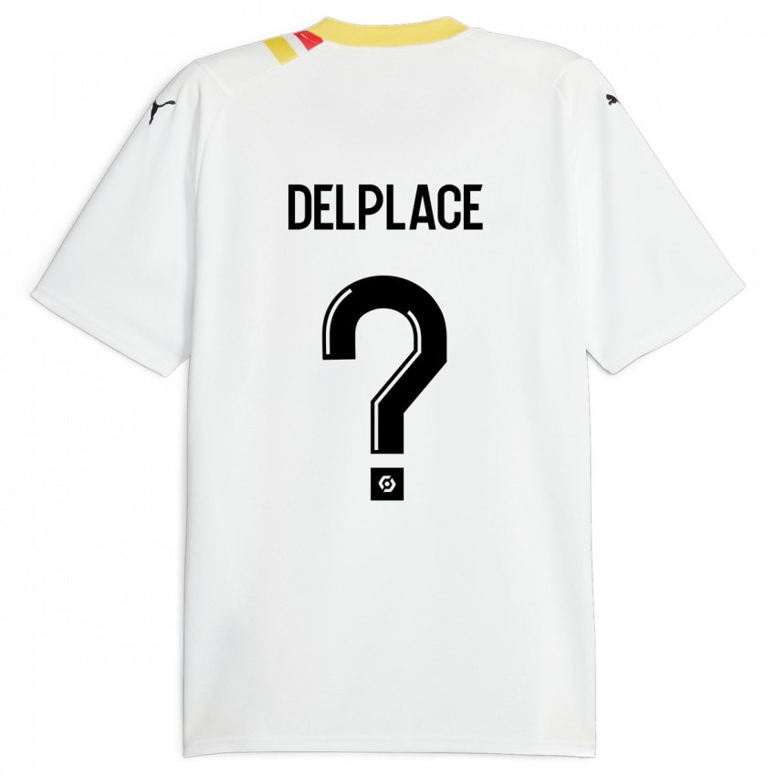 Niño Camiseta Adam Delplace #0 Negro 2ª Equipación 2023/24 La Camisa Perú