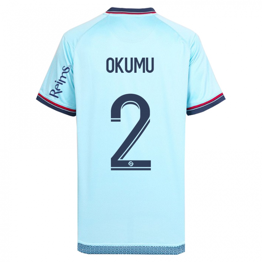 Niño Camiseta Joseph Okumu #2 Cielo Azul 2ª Equipación 2023/24 La Camisa Perú