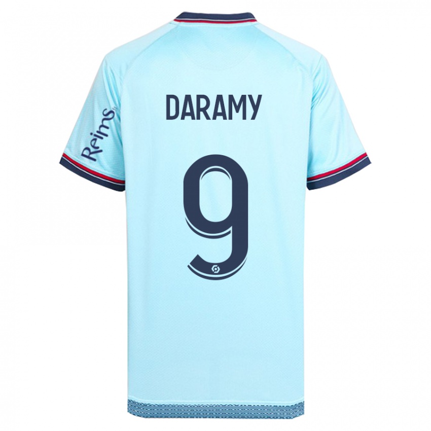 Niño Camiseta Mohamed Daramy #9 Cielo Azul 2ª Equipación 2023/24 La Camisa Perú