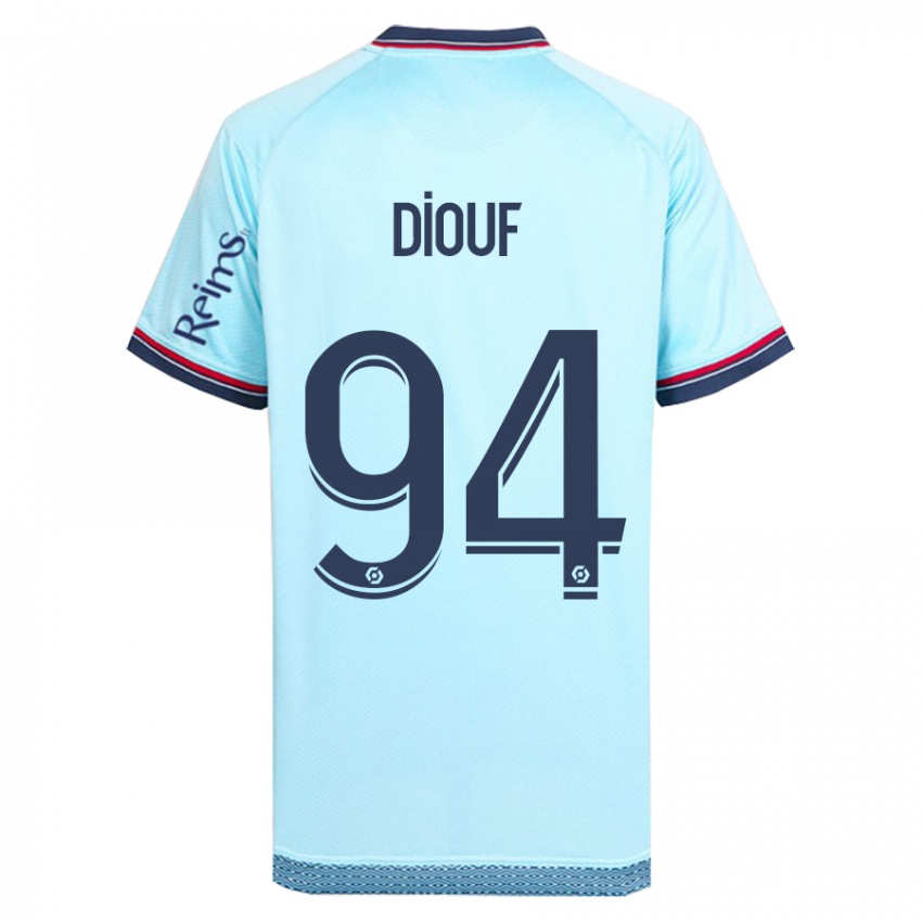 Niño Camiseta Yehvann Diouf #94 Cielo Azul 2ª Equipación 2023/24 La Camisa Perú