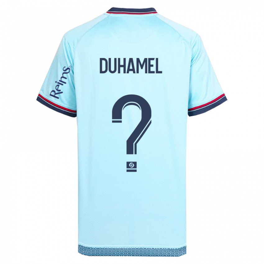 Niño Camiseta Lino Duhamel #0 Cielo Azul 2ª Equipación 2023/24 La Camisa Perú