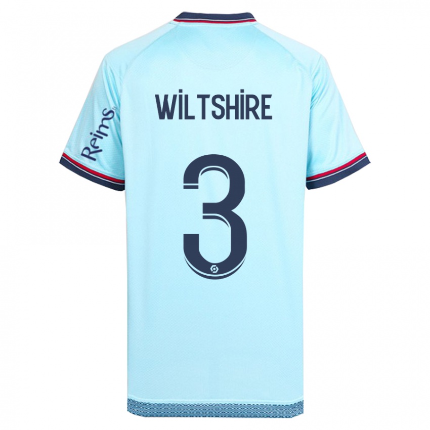 Niño Camiseta Tiernny Wiltshire #3 Cielo Azul 2ª Equipación 2023/24 La Camisa Perú