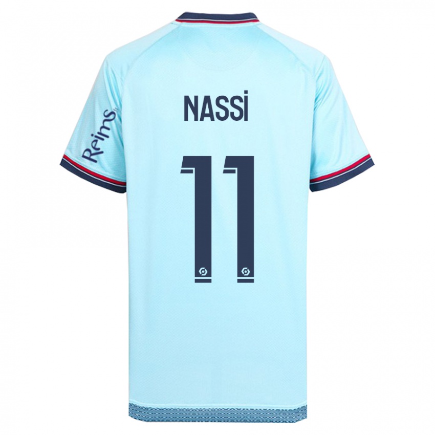 Niño Camiseta Jade Nassi #11 Cielo Azul 2ª Equipación 2023/24 La Camisa Perú