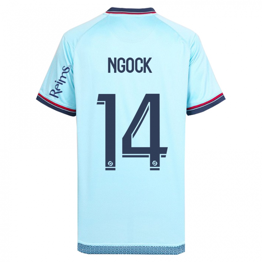 Niño Camiseta Monique Ngock #14 Cielo Azul 2ª Equipación 2023/24 La Camisa Perú