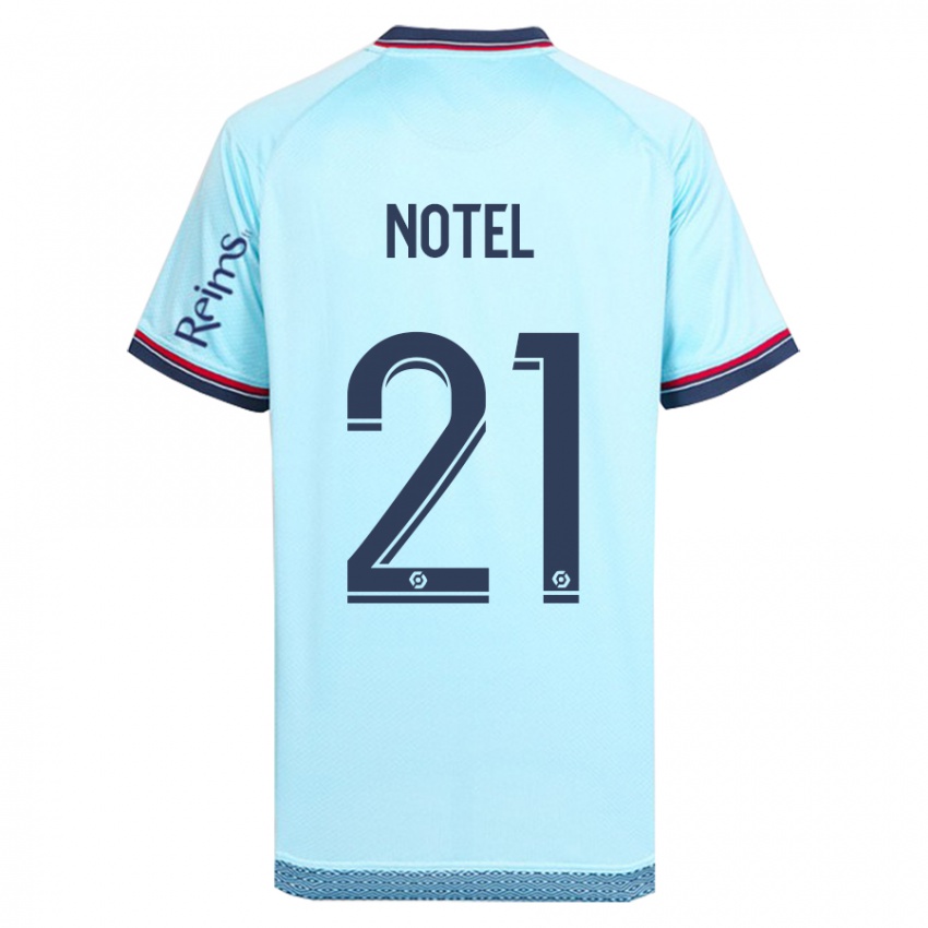 Niño Camiseta Lea Notel #21 Cielo Azul 2ª Equipación 2023/24 La Camisa Perú