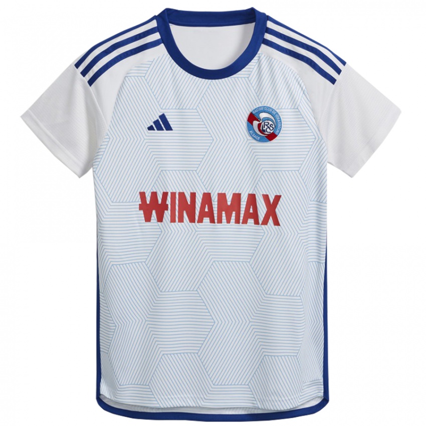 Niño Camiseta Yoann Dumay #0 Blanco 2ª Equipación 2023/24 La Camisa Perú