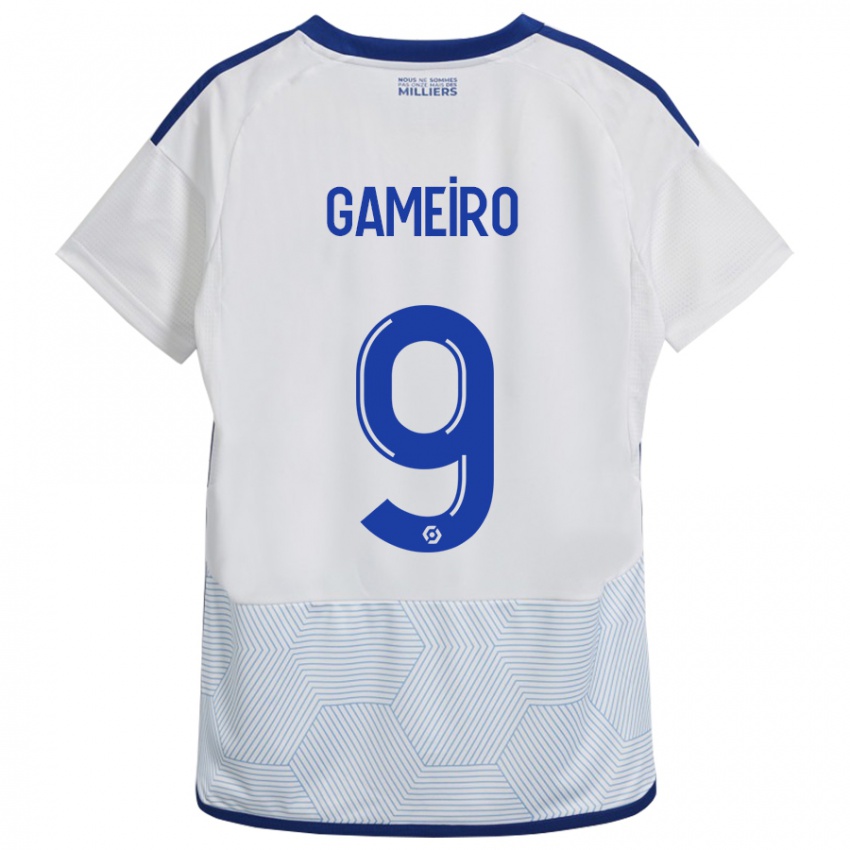 Niño Camiseta Kévin Gameiro #9 Blanco 2ª Equipación 2023/24 La Camisa Perú