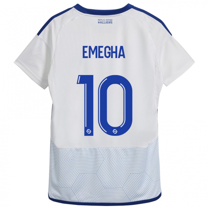 Niño Camiseta Emanuel Emegha #10 Blanco 2ª Equipación 2023/24 La Camisa Perú