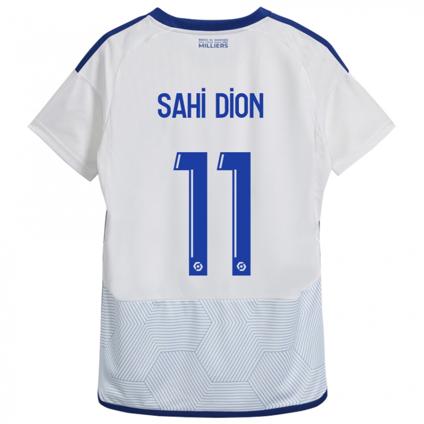 Niño Camiseta Moïse Sahi Dion #11 Blanco 2ª Equipación 2023/24 La Camisa Perú