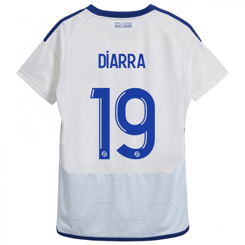 Niño Camiseta Habib Diarra #19 Blanco 2ª Equipación 2023/24 La Camisa Perú