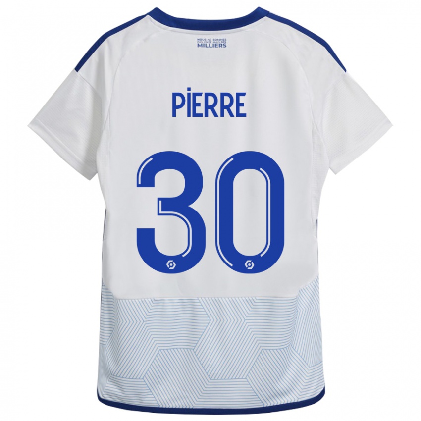 Niño Camiseta Alexandre Pierre #30 Blanco 2ª Equipación 2023/24 La Camisa Perú