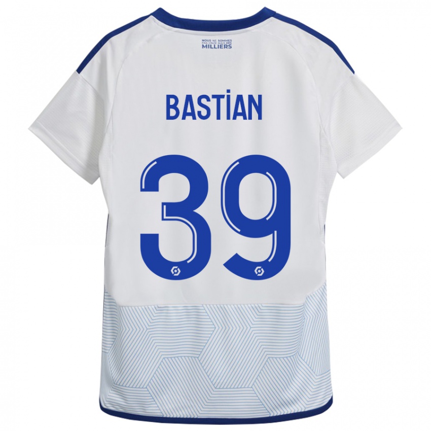 Niño Camiseta Maxime Bastian #39 Blanco 2ª Equipación 2023/24 La Camisa Perú