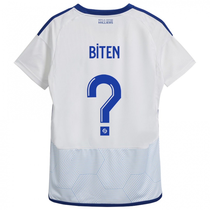 Niño Camiseta Clancy Valère Biten #0 Blanco 2ª Equipación 2023/24 La Camisa Perú