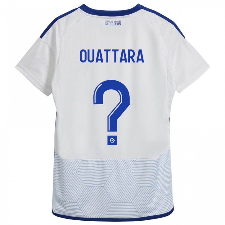 Niño Camiseta Abdoul Ouattara #0 Blanco 2ª Equipación 2023/24 La Camisa Perú