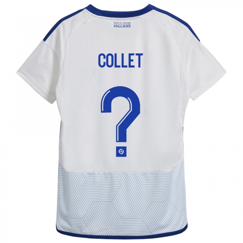 Niño Camiseta Arthur Tirard Collet #0 Blanco 2ª Equipación 2023/24 La Camisa Perú