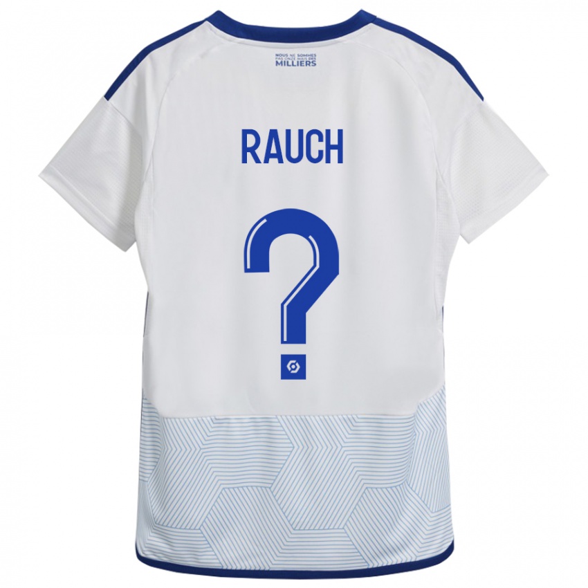 Niño Camiseta Hugo Rauch #0 Blanco 2ª Equipación 2023/24 La Camisa Perú