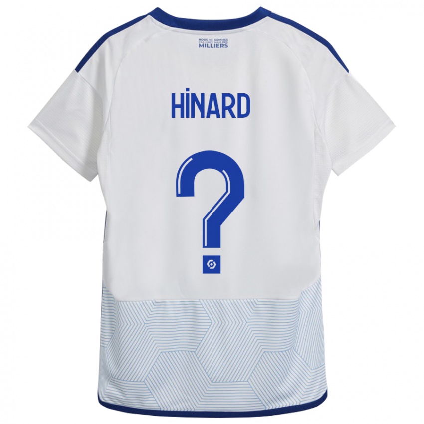 Niño Camiseta Noa Hinard #0 Blanco 2ª Equipación 2023/24 La Camisa Perú