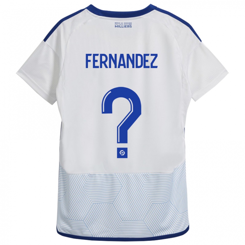 Niño Camiseta Elies Araar Fernandez #0 Blanco 2ª Equipación 2023/24 La Camisa Perú