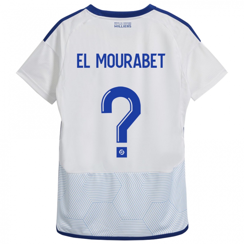 Niño Camiseta Samir El Mourabet #0 Blanco 2ª Equipación 2023/24 La Camisa Perú