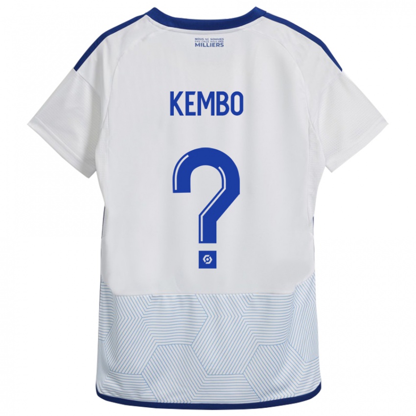 Niño Camiseta Driss Kembo #0 Blanco 2ª Equipación 2023/24 La Camisa Perú