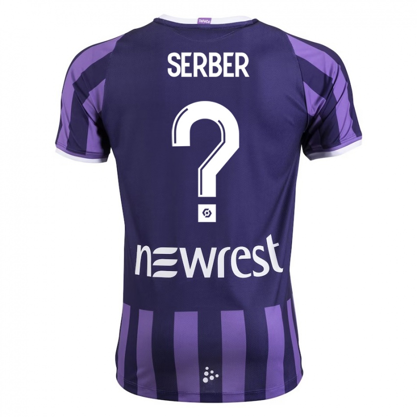 Niño Camiseta Kléri Serber #0 Morado 2ª Equipación 2023/24 La Camisa Perú