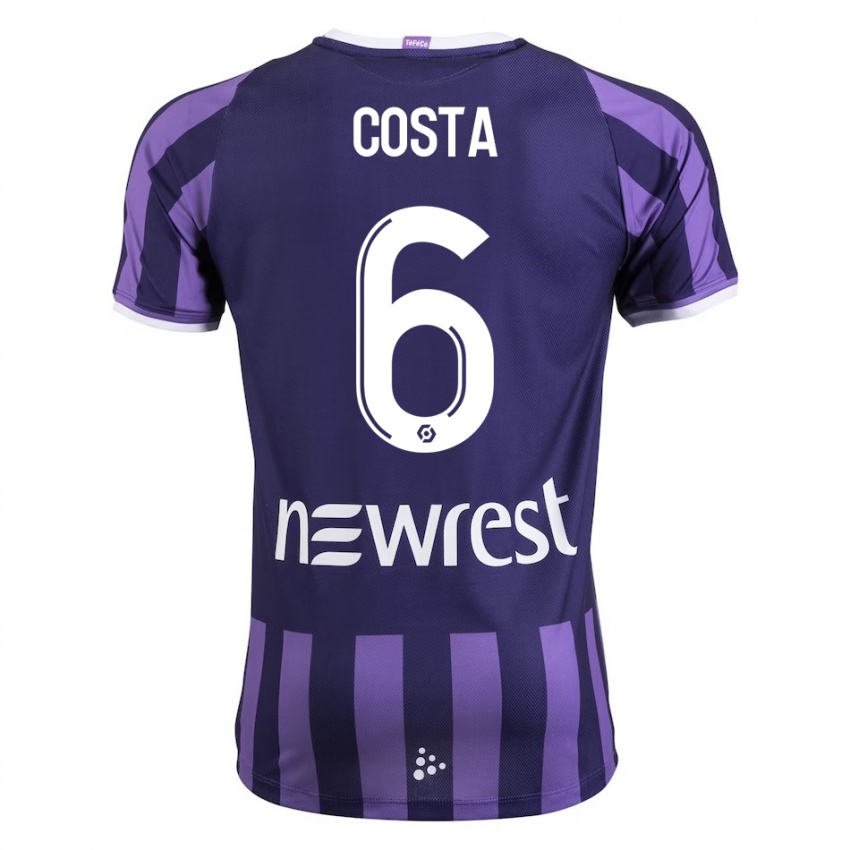 Niño Camiseta Logan Costa #6 Morado 2ª Equipación 2023/24 La Camisa Perú