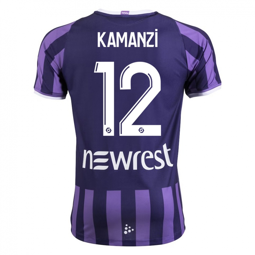 Niño Camiseta Warren Kamanzi #12 Morado 2ª Equipación 2023/24 La Camisa Perú