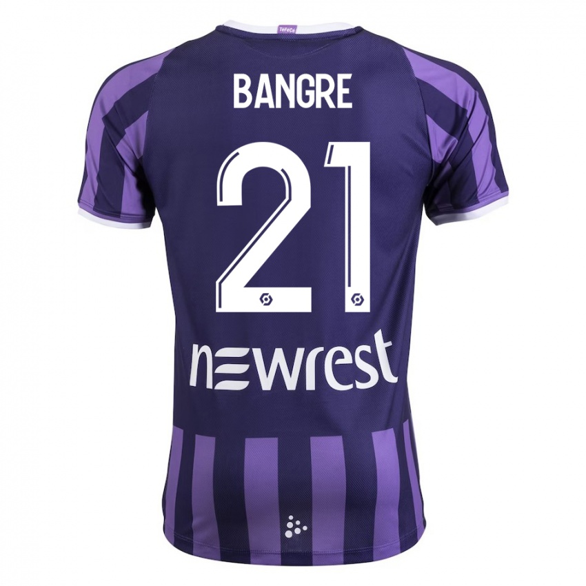 Niño Camiseta Mamady Bangré #21 Morado 2ª Equipación 2023/24 La Camisa Perú