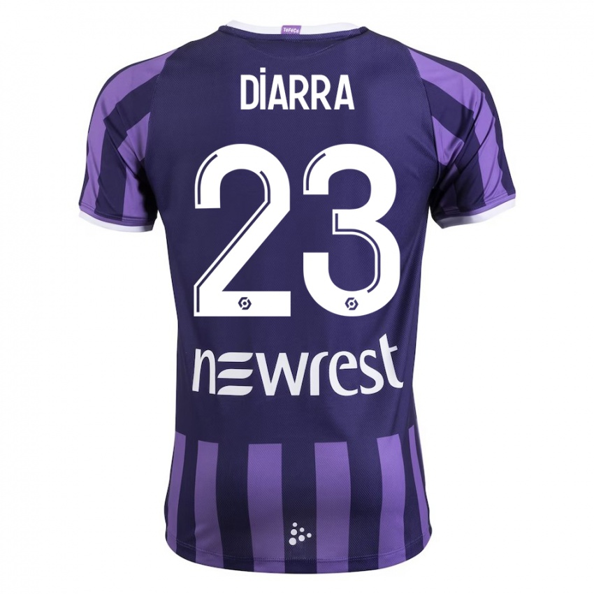 Niño Camiseta Moussa Diarra #23 Morado 2ª Equipación 2023/24 La Camisa Perú