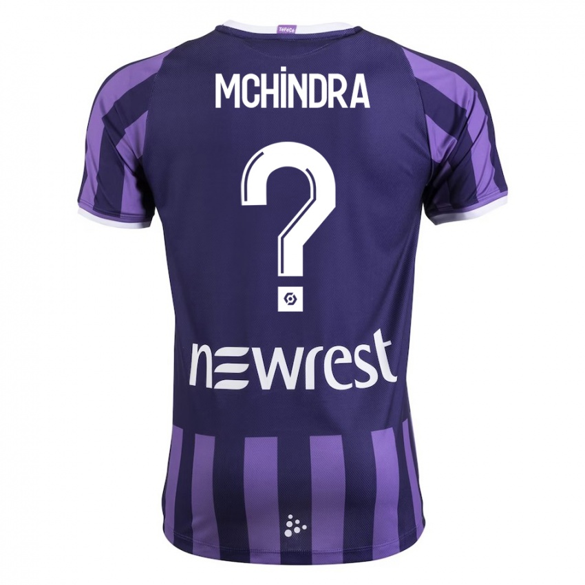 Niño Camiseta Naime Said Mchindra #0 Morado 2ª Equipación 2023/24 La Camisa Perú