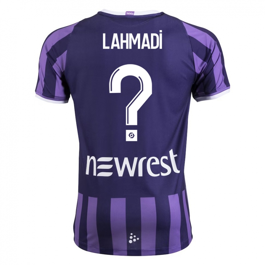 Niño Camiseta Noah Lahmadi #0 Morado 2ª Equipación 2023/24 La Camisa Perú