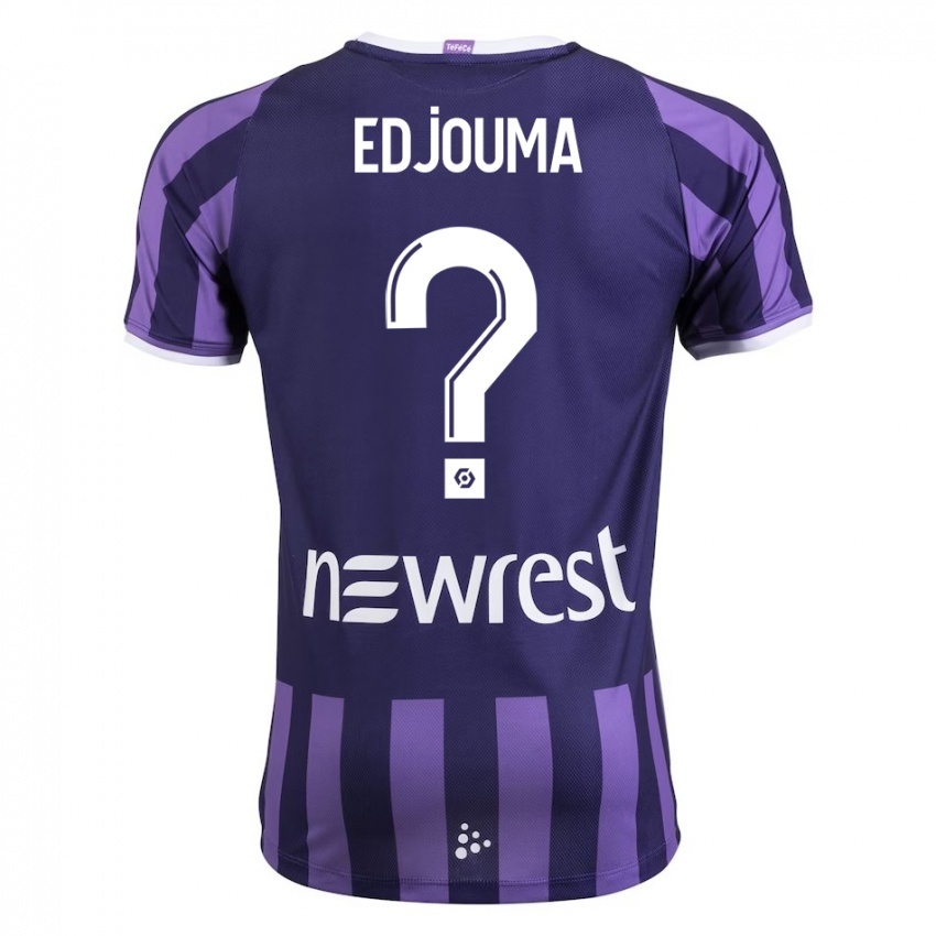 Niño Camiseta Noah Edjouma #0 Morado 2ª Equipación 2023/24 La Camisa Perú