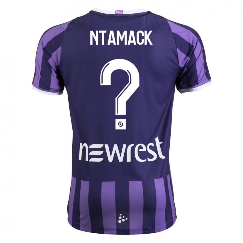 Niño Camiseta Alexis Ntamack #0 Morado 2ª Equipación 2023/24 La Camisa Perú