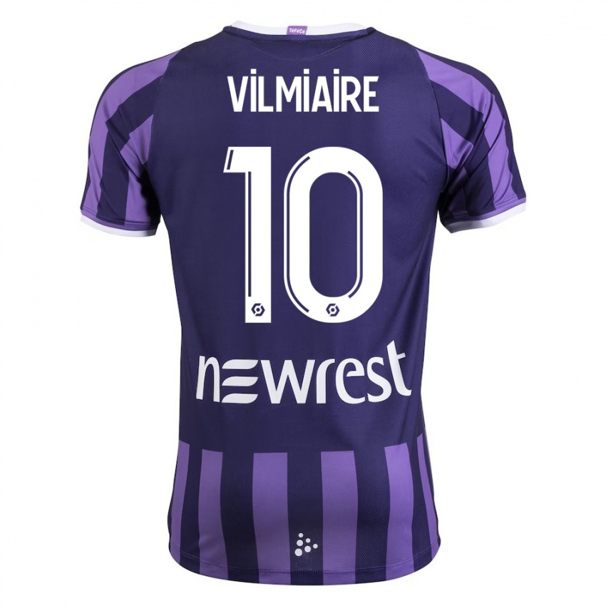 Niño Camiseta Kelly Vilmiaire #10 Morado 2ª Equipación 2023/24 La Camisa Perú