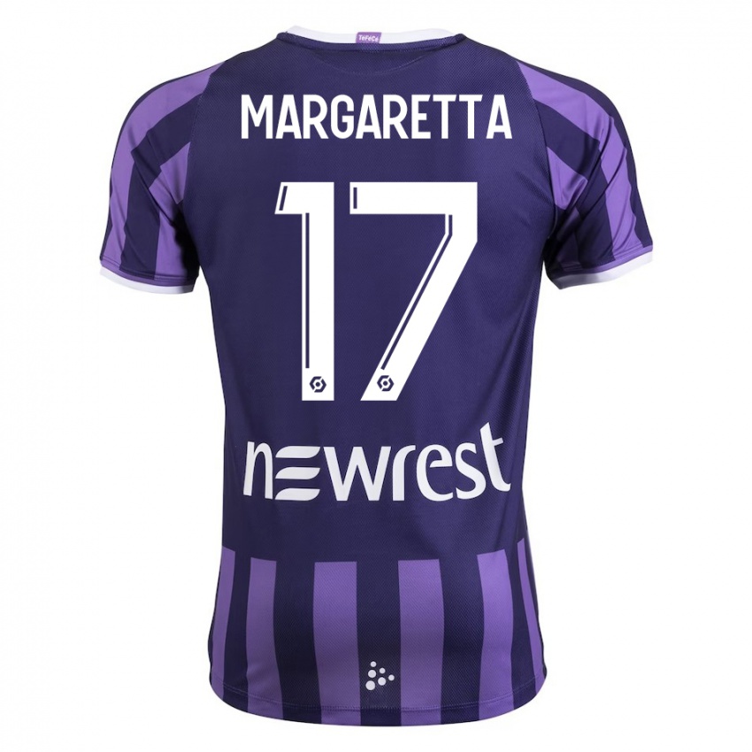 Niño Camiseta Jessica Margaretta #17 Morado 2ª Equipación 2023/24 La Camisa Perú