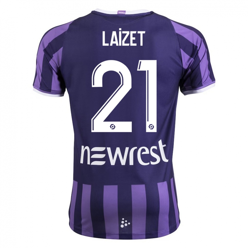 Niño Camiseta Emma Laizet #21 Morado 2ª Equipación 2023/24 La Camisa Perú