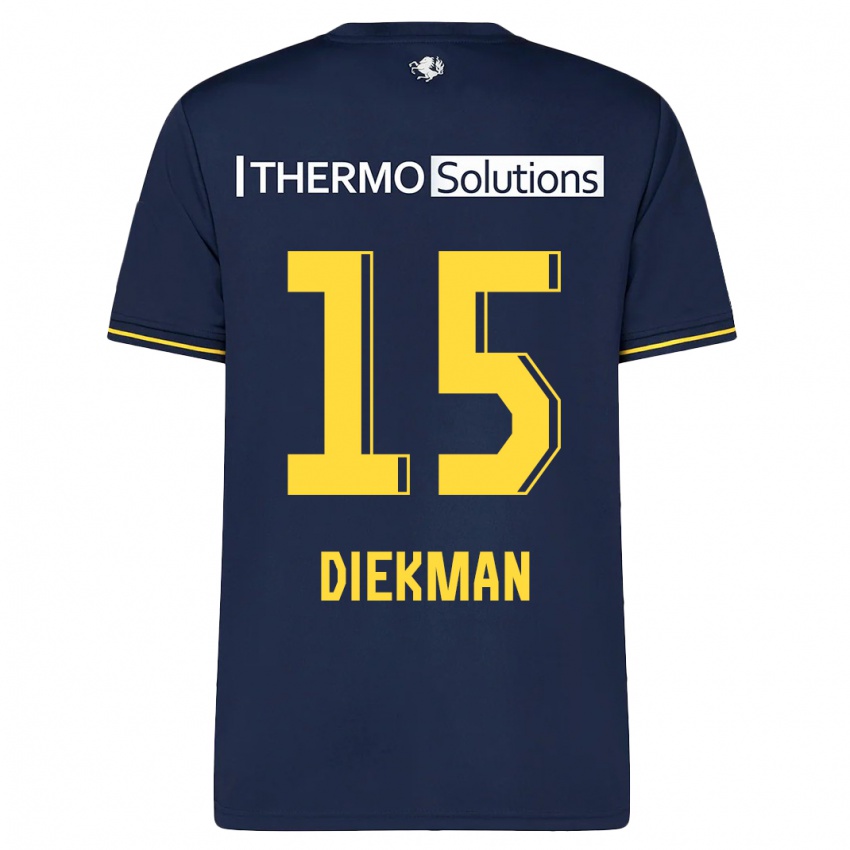 Niño Camiseta Jill Diekman #15 Armada 2ª Equipación 2023/24 La Camisa Perú