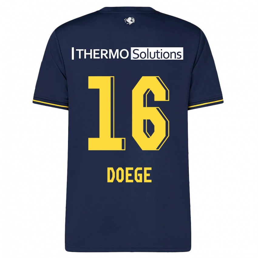 Niño Camiseta Leonie Doege #16 Armada 2ª Equipación 2023/24 La Camisa Perú