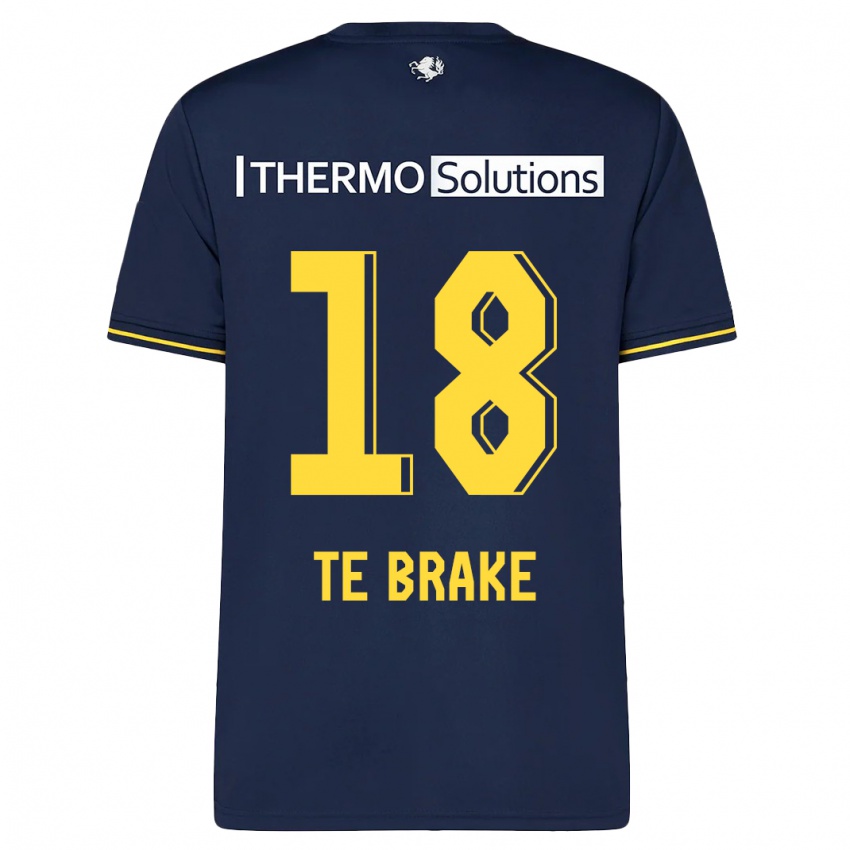 Niño Camiseta Sophie Te Brake #18 Armada 2ª Equipación 2023/24 La Camisa Perú