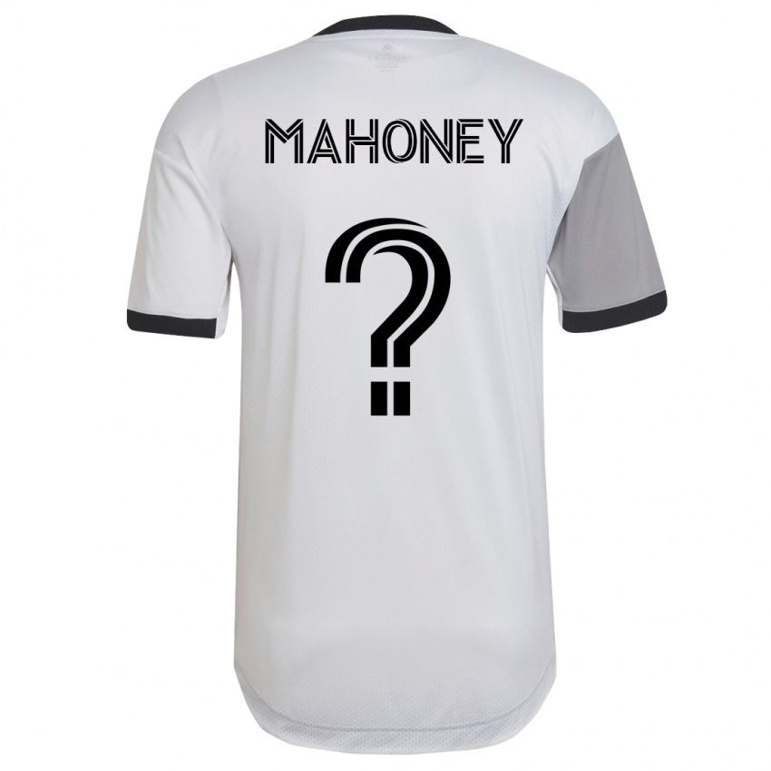 Niño Camiseta Adrian Mahoney #0 Blanco 2ª Equipación 2023/24 La Camisa Perú