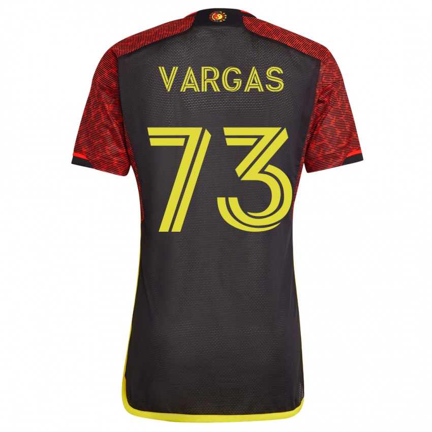 Niño Camiseta Obed Vargas #73 Naranja 2ª Equipación 2023/24 La Camisa Perú