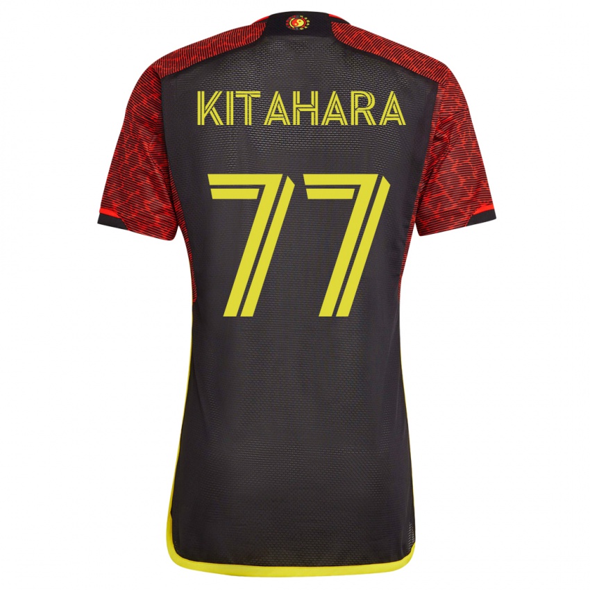 Niño Camiseta Sota Kitahara #77 Naranja 2ª Equipación 2023/24 La Camisa Perú