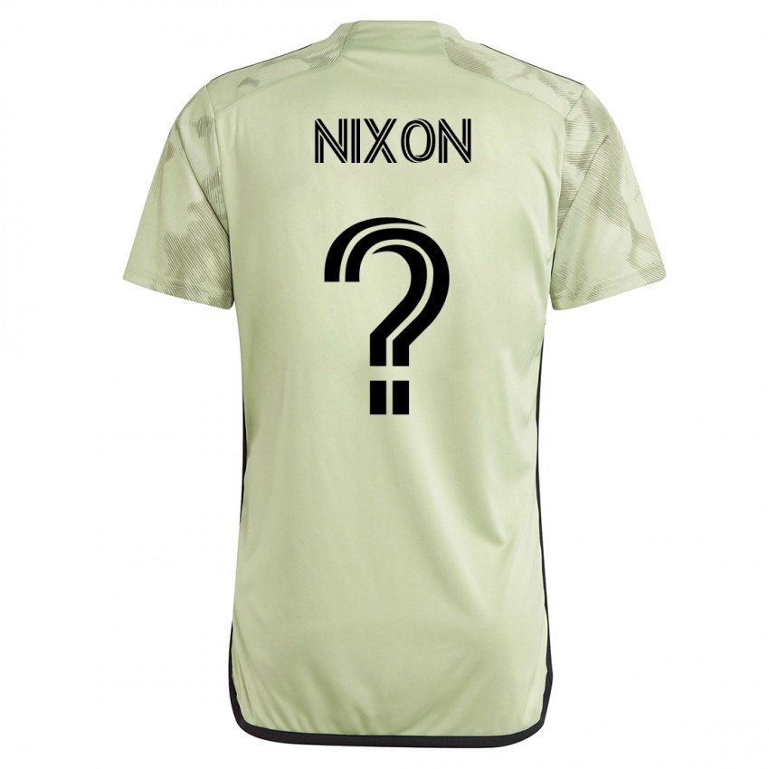 Niño Camiseta Shakir Nixon #0 Verde 2ª Equipación 2023/24 La Camisa Perú