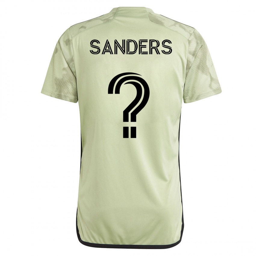 Niño Camiseta Adrian Sanders #0 Verde 2ª Equipación 2023/24 La Camisa Perú