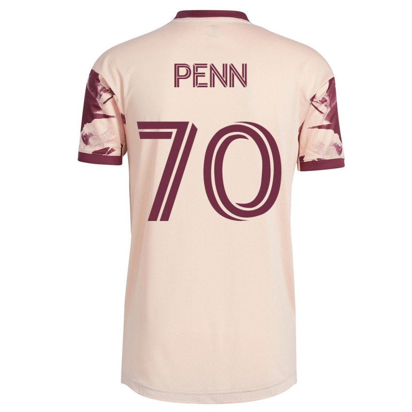 Niño Camiseta Josh Penn #70 Blanquecino 2ª Equipación 2023/24 La Camisa Perú