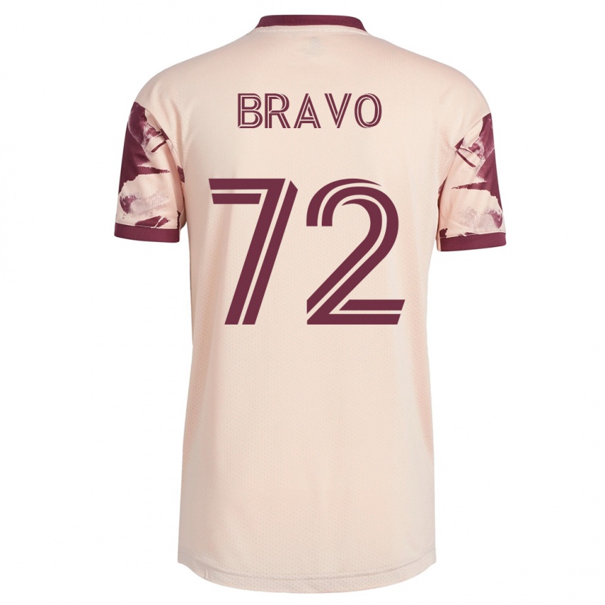 Niño Camiseta Julian Bravo #72 Blanquecino 2ª Equipación 2023/24 La Camisa Perú