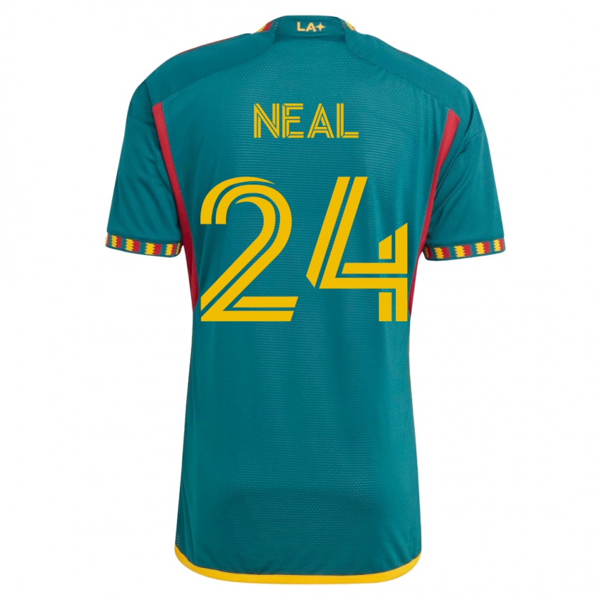 Niño Camiseta Jalen Neal #24 Verde 2ª Equipación 2023/24 La Camisa Perú