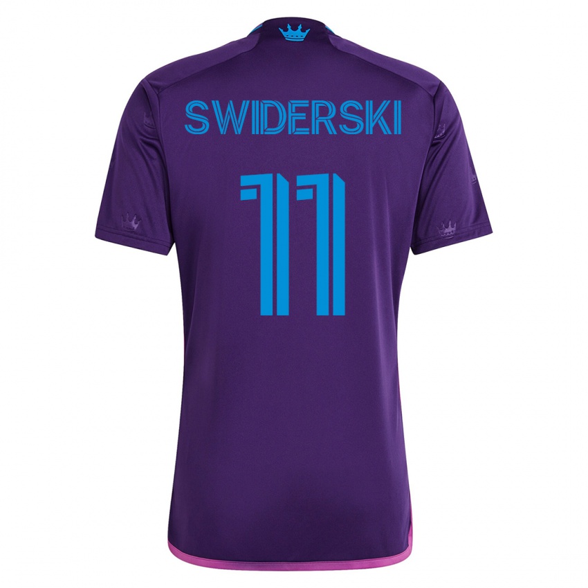 Niño Camiseta Karol Swiderski #11 Violeta 2ª Equipación 2023/24 La Camisa Perú