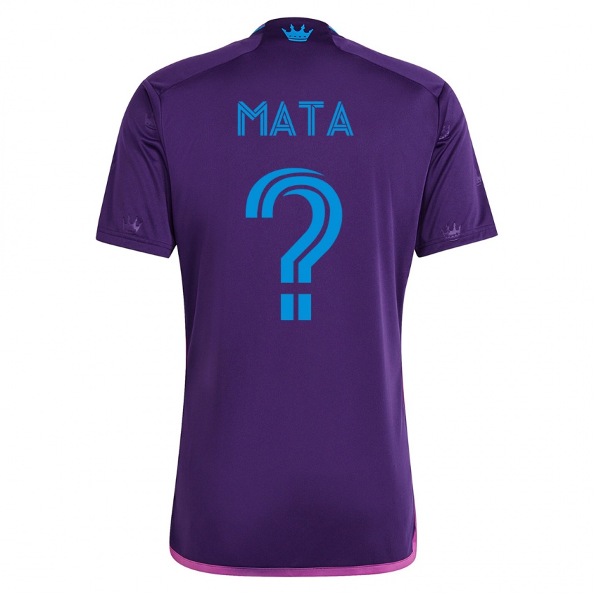 Niño Camiseta Ivan Mata #0 Violeta 2ª Equipación 2023/24 La Camisa Perú